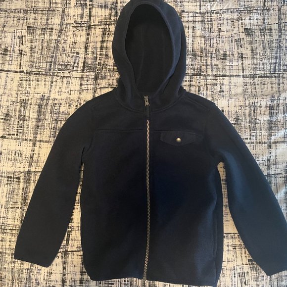 Oshkosh B'gosh Uniform Fleece Jacket Hoodie for Kids - size 7 - Picture 3 of 11